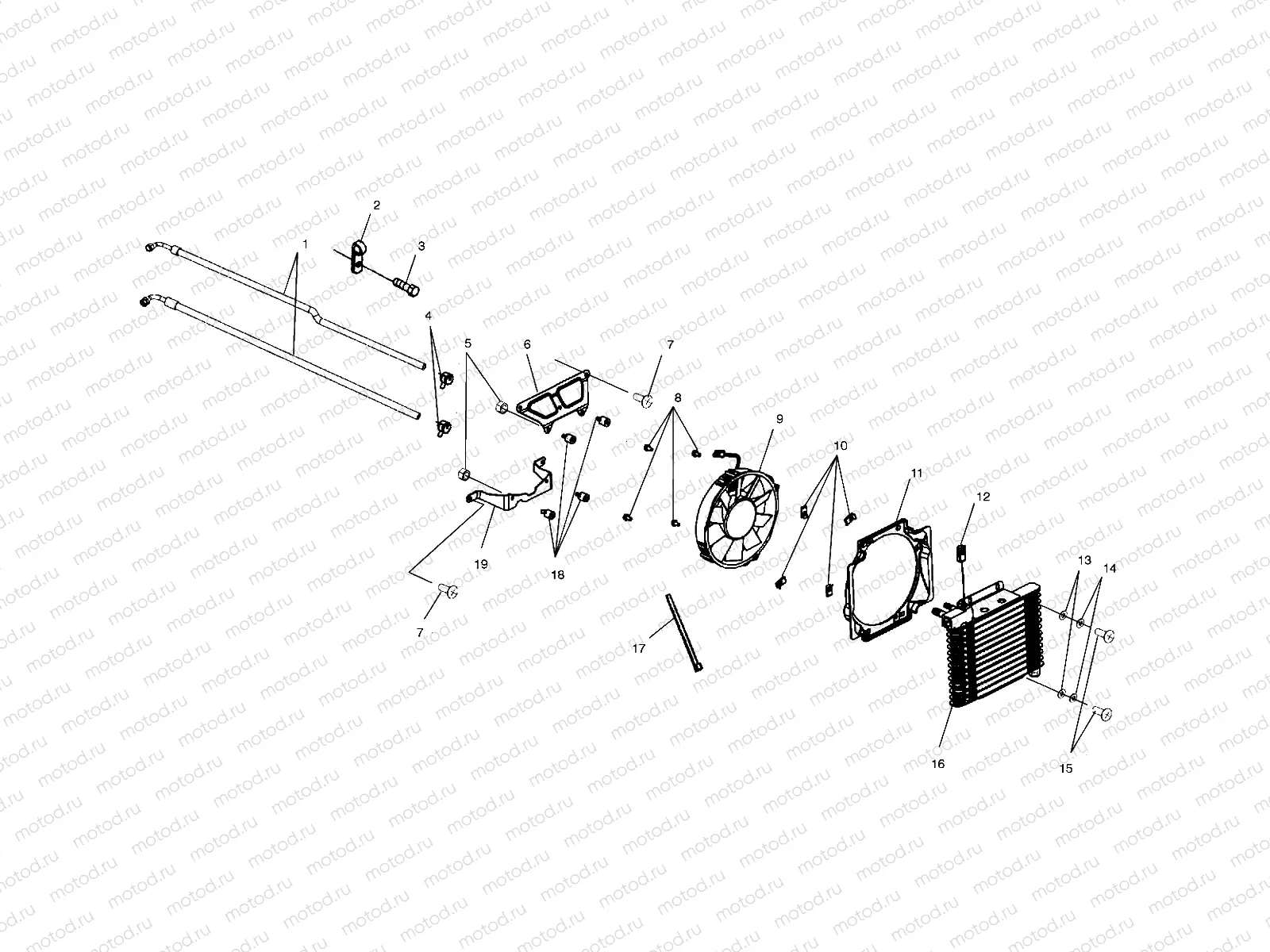 OIL COOLING - A03CD32AA/AB/AC/FB (4975217521A13) | OIL COOLING - A03CD32AA/AB/AC/FB (4975217521A13)