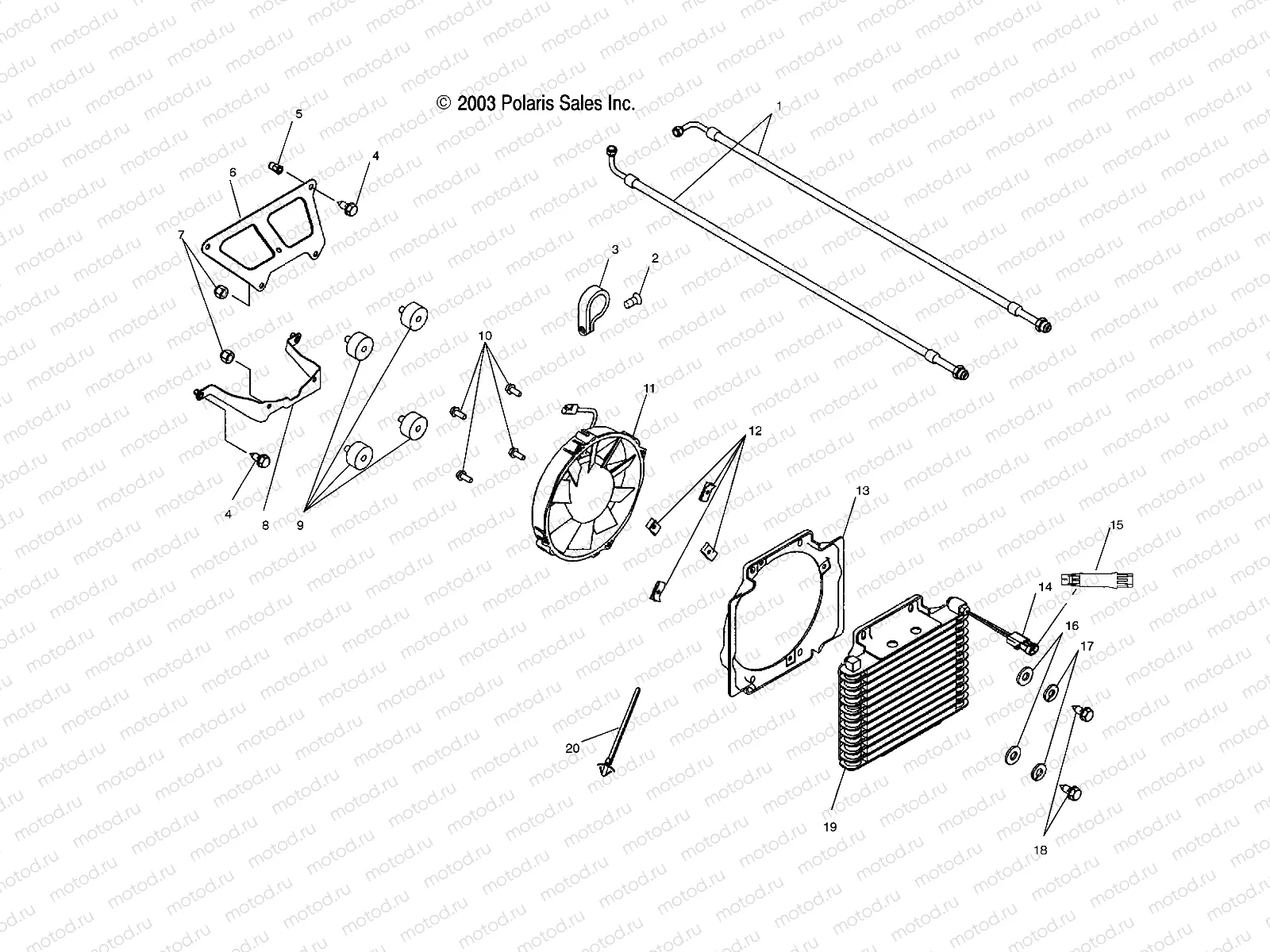 OIL COOLING - A04JD32AA (4977487748A14) | OIL COOLING - A04JD32AA (4977487748A14)