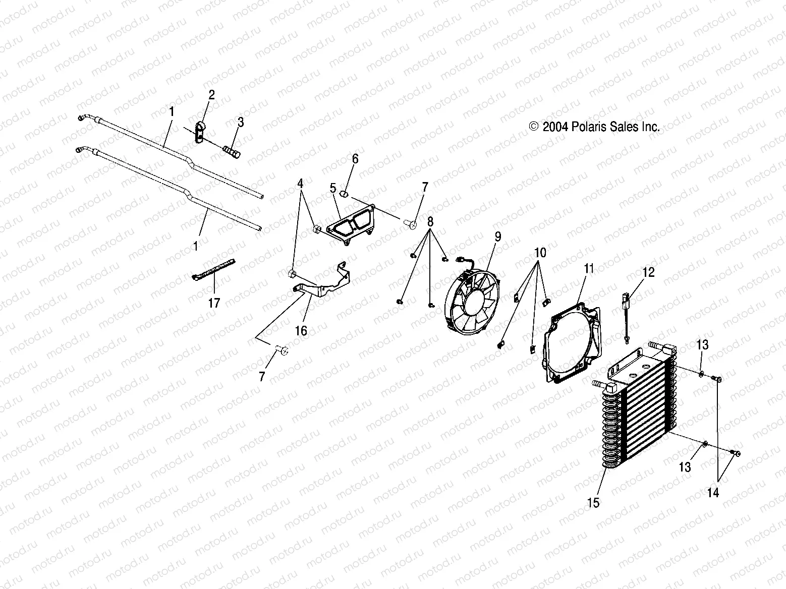 OIL COOLING - A05CB32AA (4994889488A08) | OIL COOLING - A05CB32AA (4994889488A08)