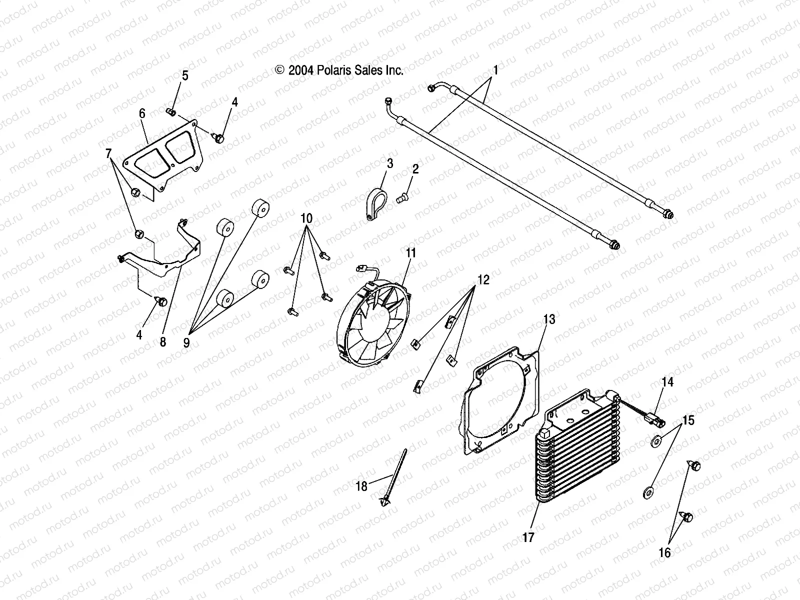 OIL COOLING - A05CD32AA/AB/AC (4994909490A14) | OIL COOLING - A05CD32AA/AB/AC (4994909490A14)