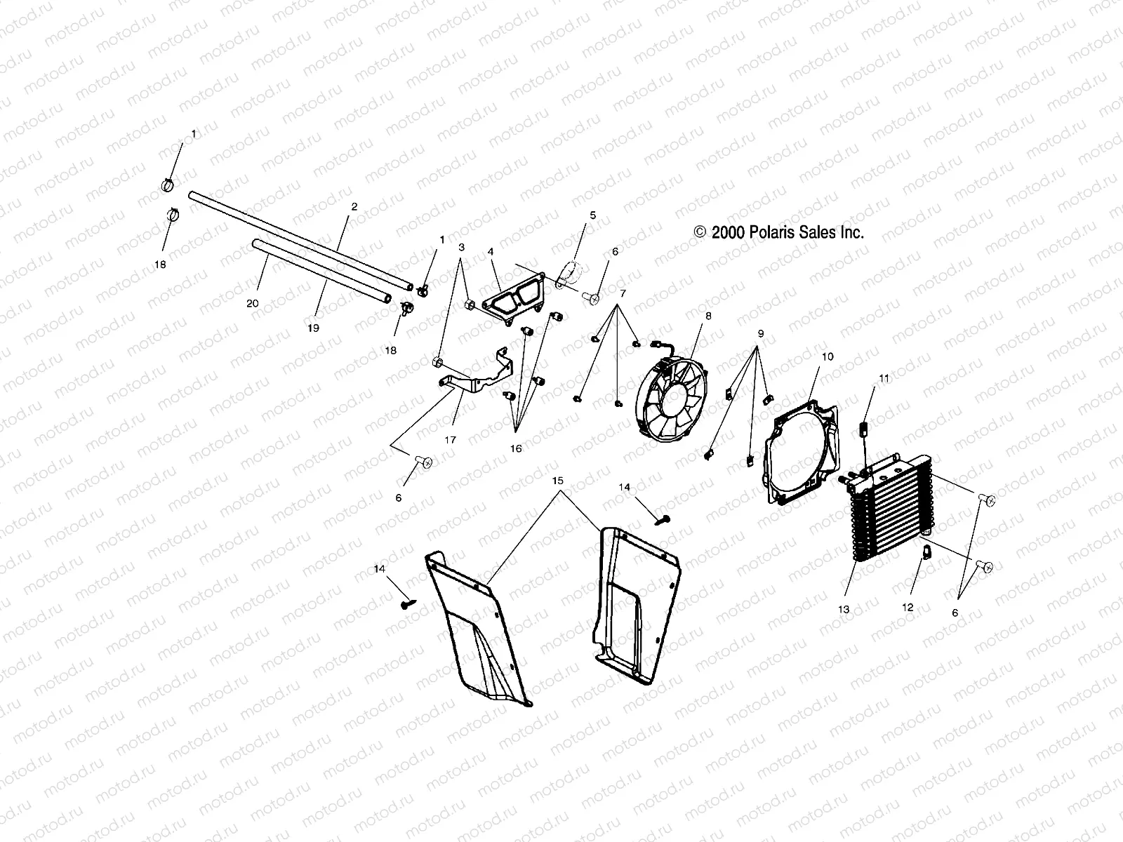 OIL COOLING (If built after 1/01/00) - A00AA32AA (4949914991C001) | OIL COOLING (If built after 1/01/00) - A00AA32AA (4949914991C001)