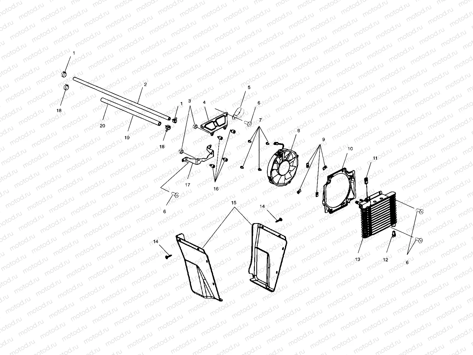 OIL COOLING (If built after 1/1/00) - A00AA32AB (4960076007C001) | OIL COOLING (If built after 1/1/00) - A00AA32AB (4960076007C001)