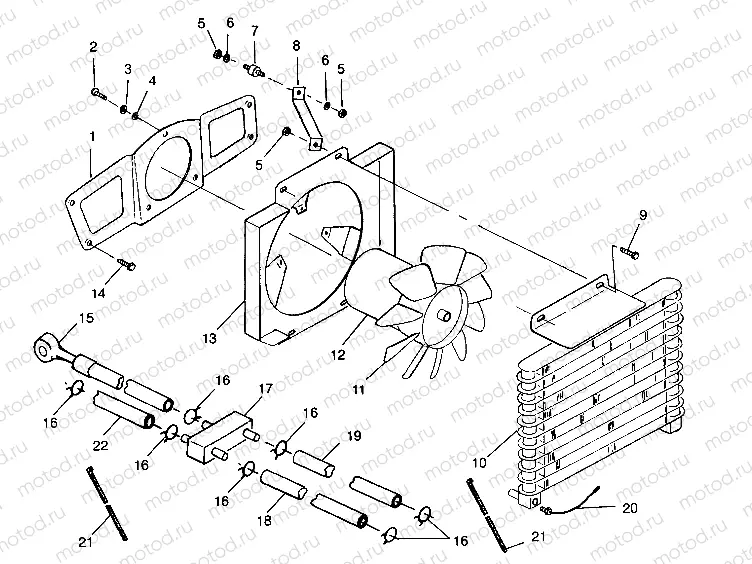 OIL COOLING SYSTEM - A99CH33CB (4945964596a012) | OIL COOLING SYSTEM - A99CH33CB (4945964596a012)