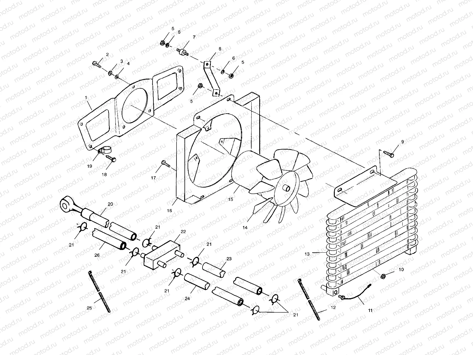 OIL COOLING SYSTEM - A99CH33IA (4949884988a012) | OIL COOLING SYSTEM - A99CH33IA (4949884988a012)