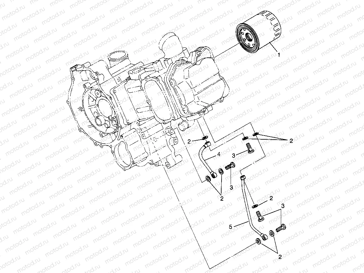 OIL FILTER  Scrambler 500 W97BC50A (4943074307D011) | OIL FILTER  Scrambler 500 W97BC50A (4943074307D011)