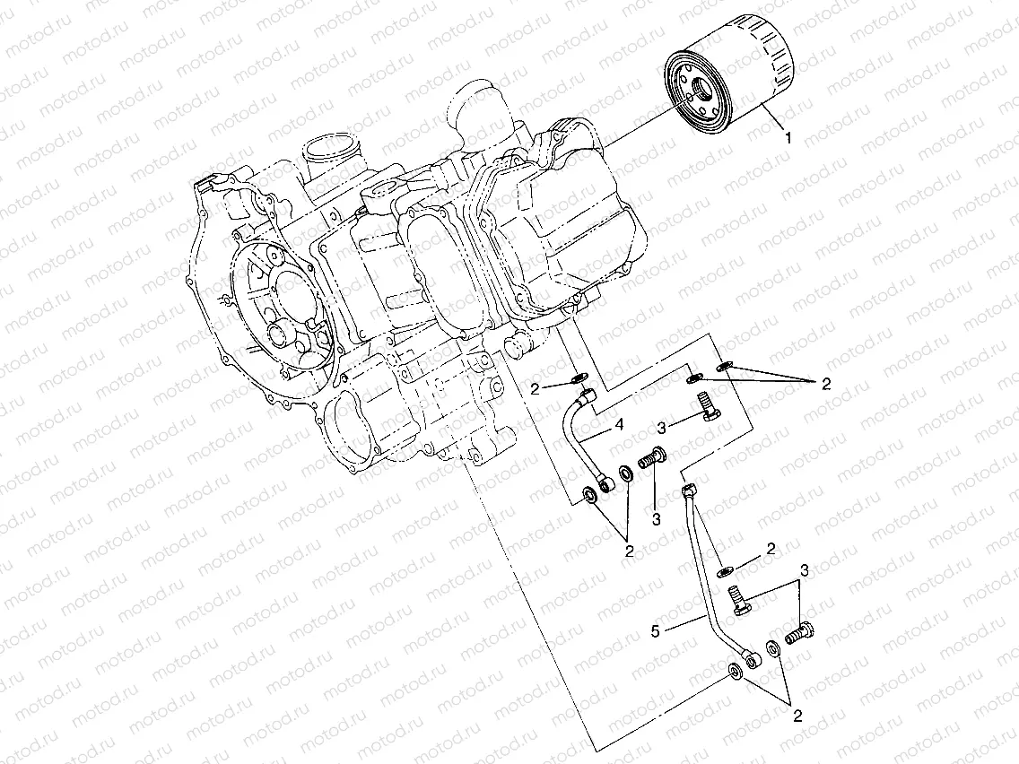 OIL FILTER  XPLORER 500 W97CD50A (4941354135D012) | OIL FILTER  XPLORER 500 W97CD50A (4941354135D012)