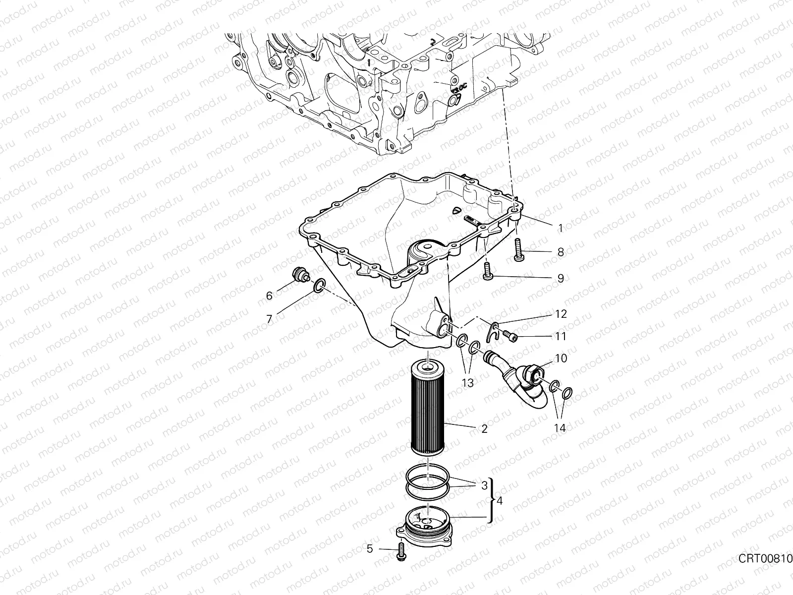 OIL PAN [MOD:PANV4 S]
