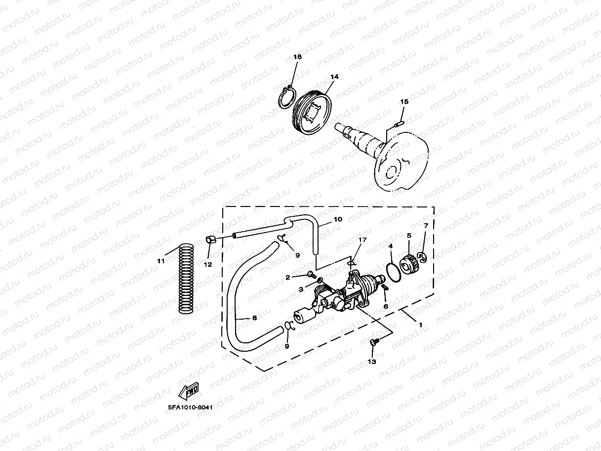 Oil pump 1 (5FA1)