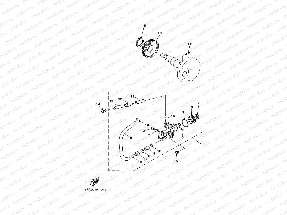 Oil pump 2 (5FA2)