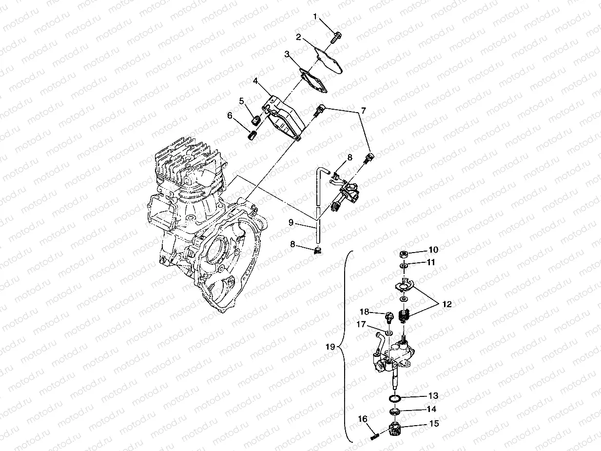 OIL PUMP (400) XPRESS 400 W969540 (4935923592E001) | OIL PUMP (400) XPRESS 400 W969540 (4935923592E001)