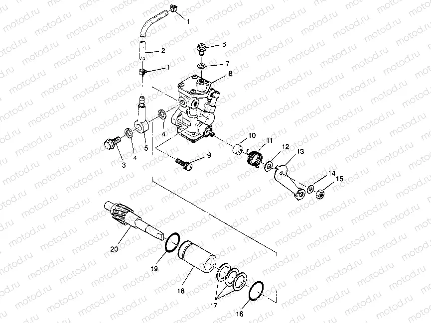 OIL PUMP 6x6 300 W948730 (4926792679D006) | OIL PUMP 6x6 300 W948730 (4926792679D006)