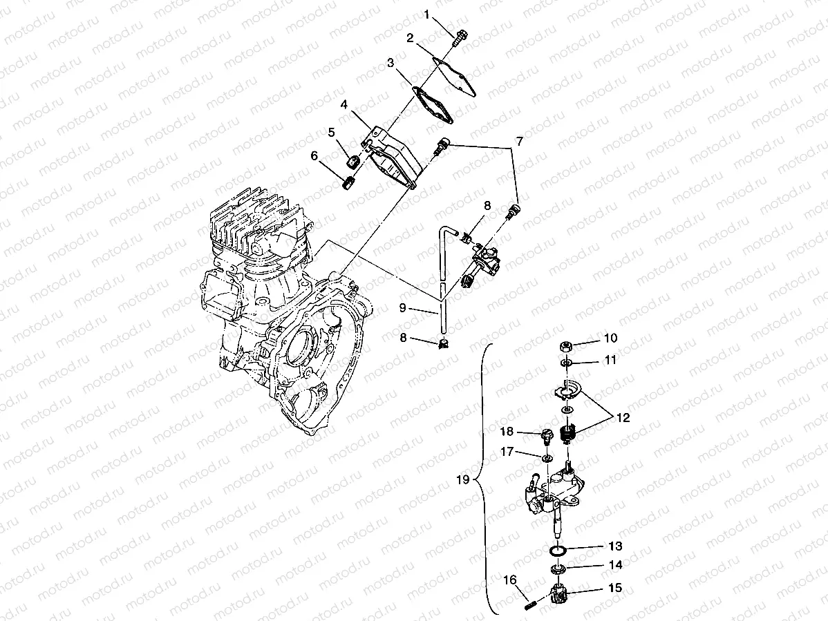 OIL PUMP 6x6 400L W948740 (4926802680D009) | OIL PUMP 6x6 400L W948740 (4926802680D009)
