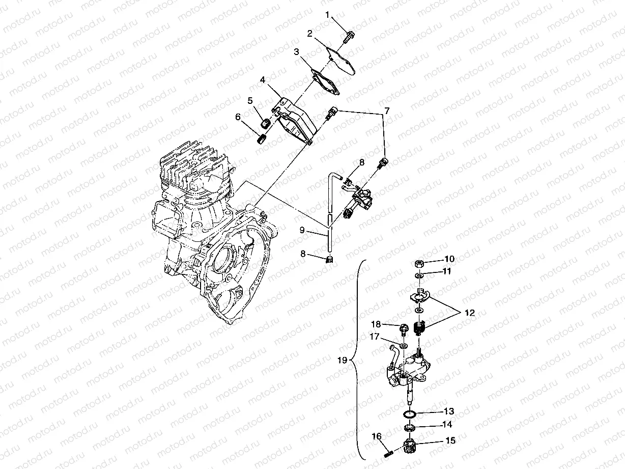 OIL PUMP 6X6 400L - W968740 and  6X6 400L Norwegian - N968740 (4935963596D012) | OIL PUMP 6X6 400L - W968740 and  6X6 400L Norwegian - N968740 (4935963596D012)