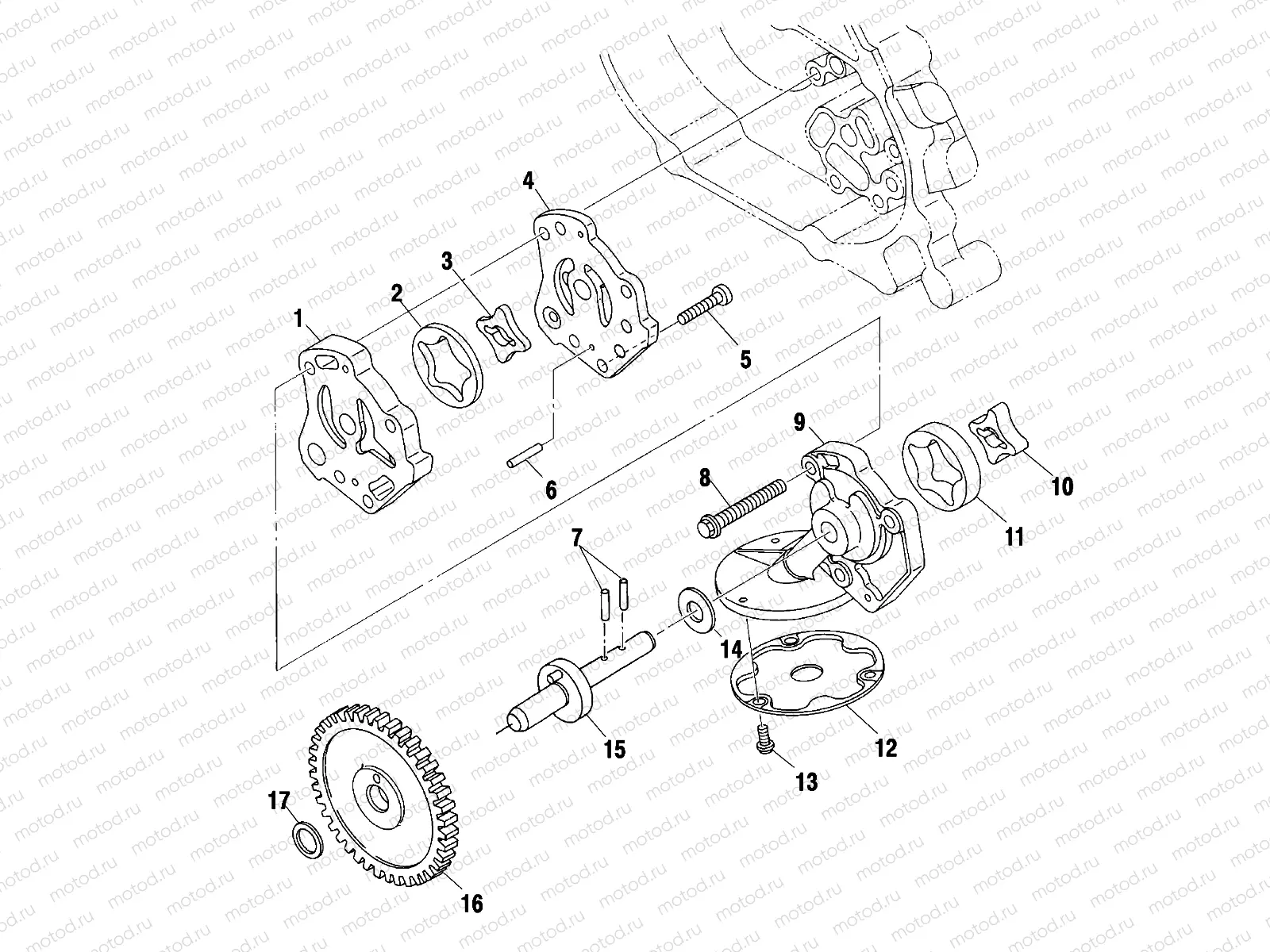OIL PUMP - A00CH33AB (4957715771D009) | OIL PUMP - A00CH33AB (4957715771D009)