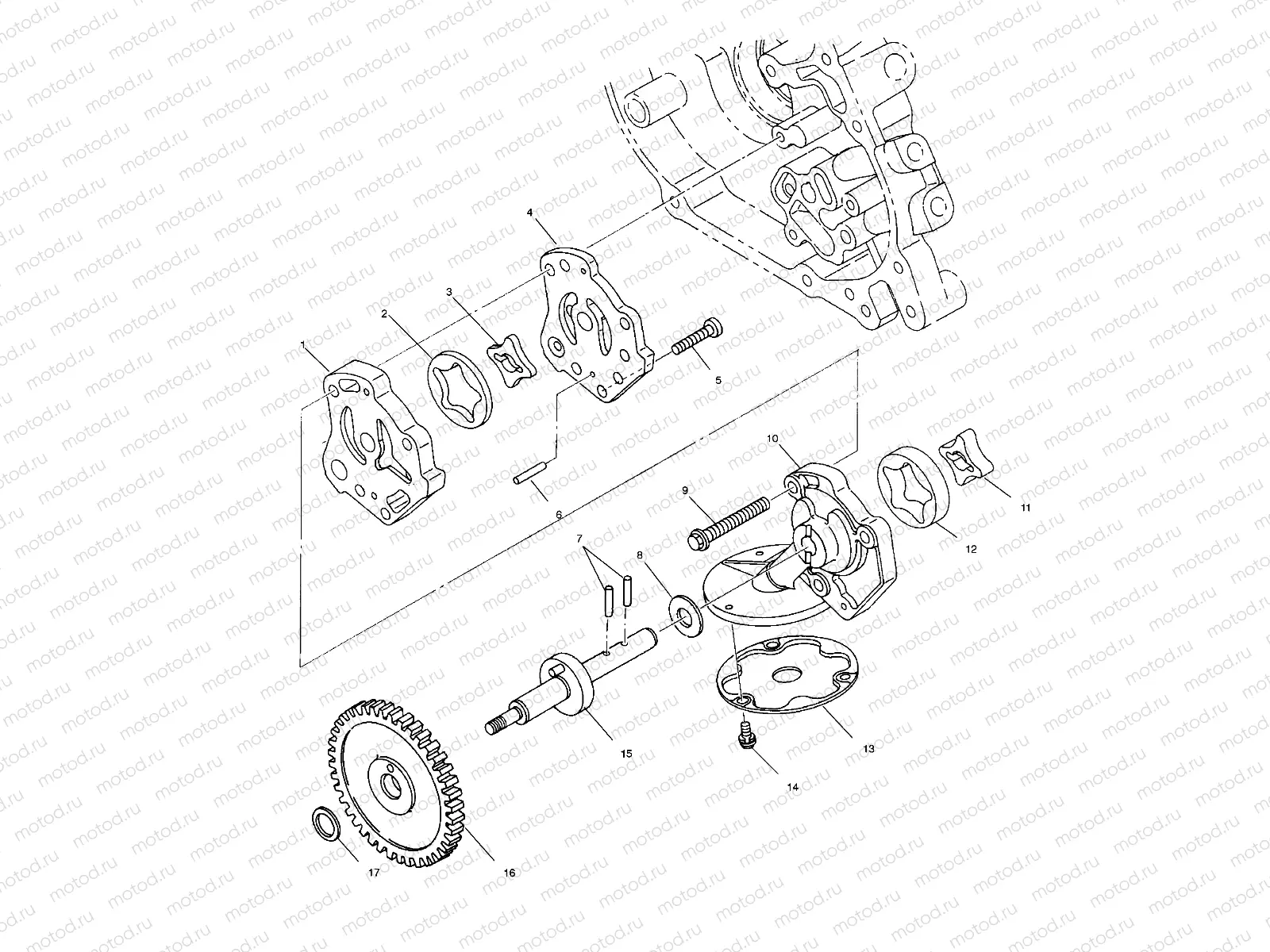 OIL PUMP - A00CH46CA (4954785478E001) | OIL PUMP - A00CH46CA (4954785478E001)