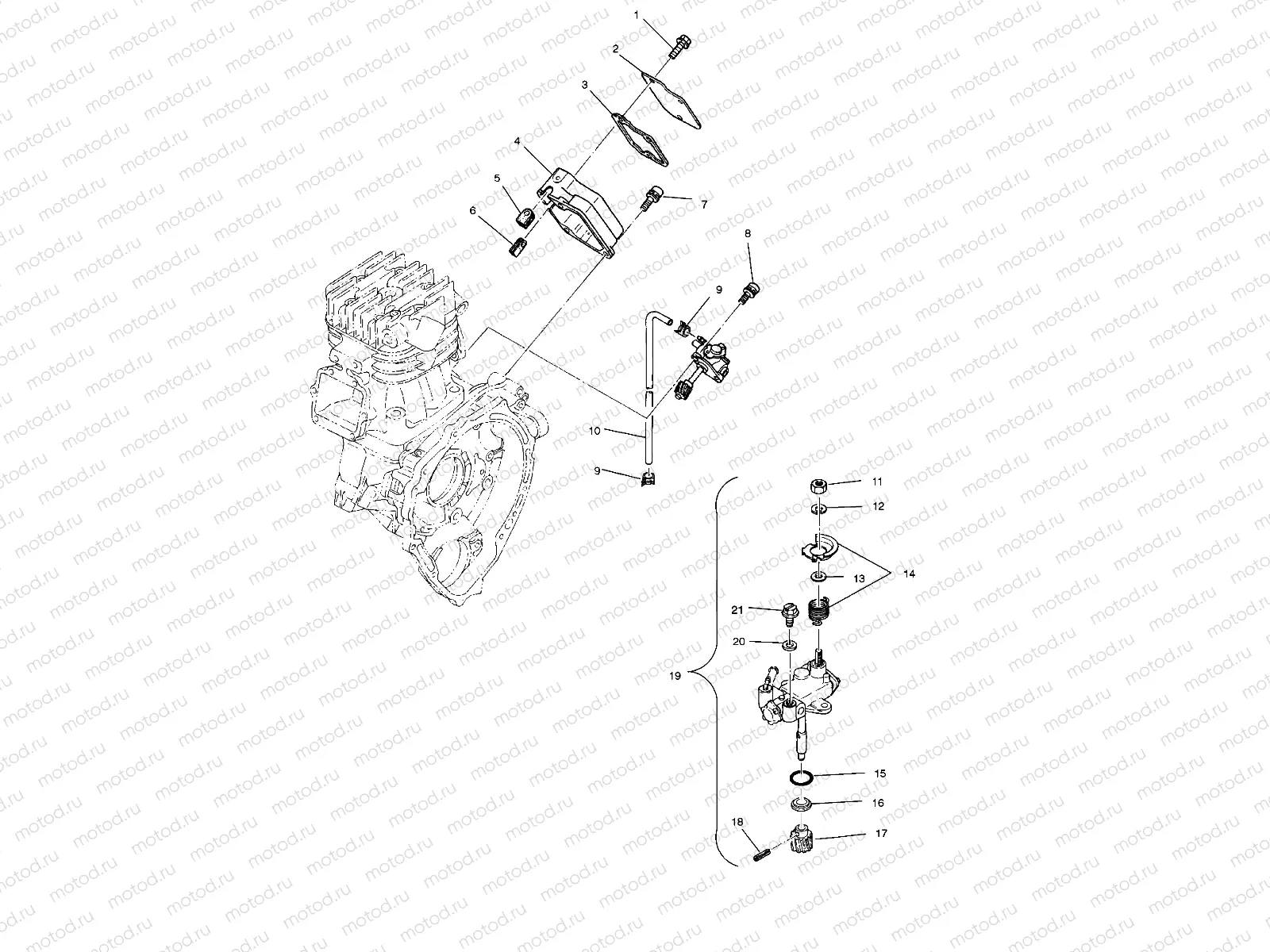 OIL PUMP - A01BA38CA (4968366836C013) | OIL PUMP - A01BA38CA (4968366836C013)
