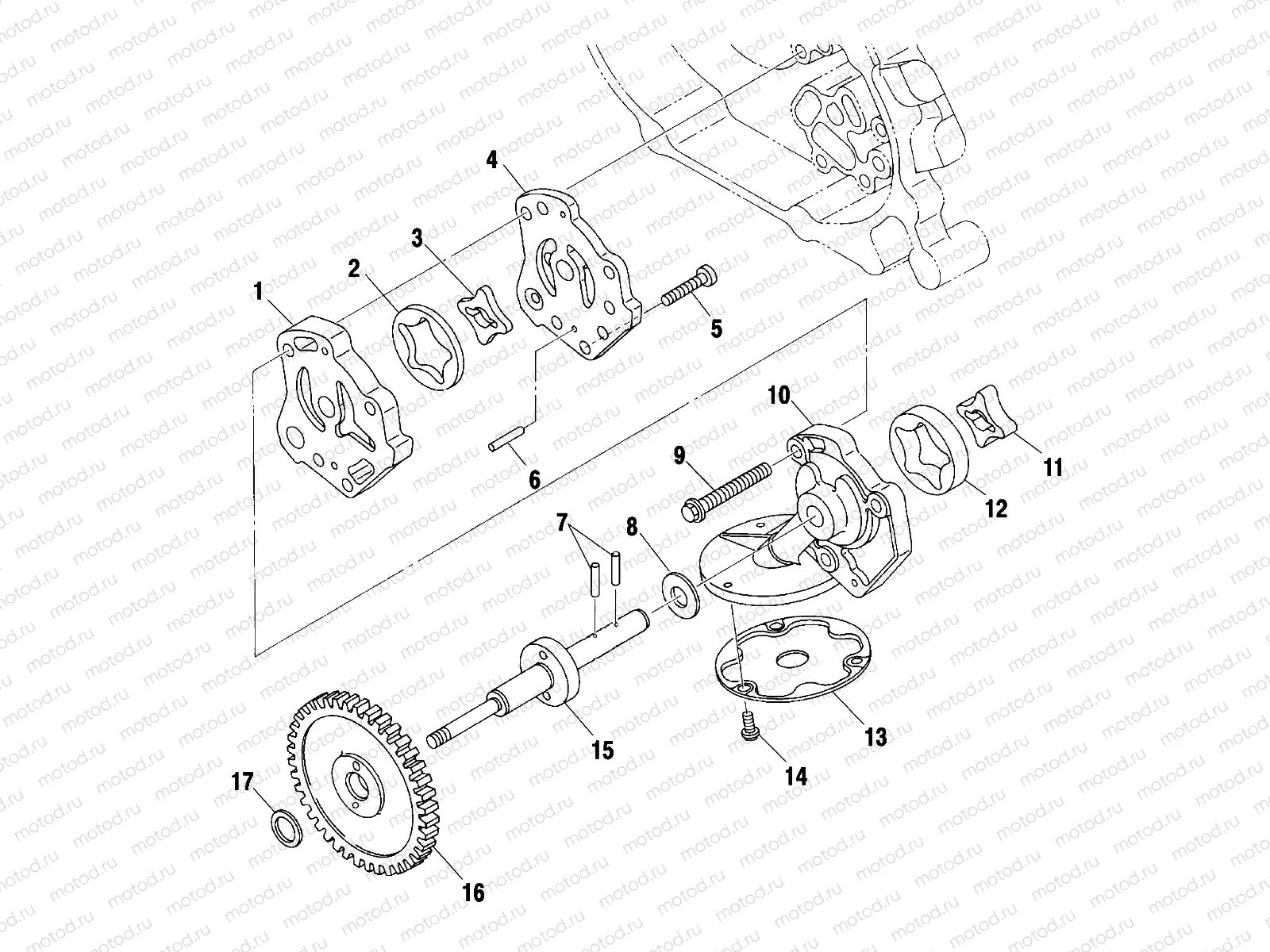 OIL PUMP - A01CL50AA (4964586458D012) | OIL PUMP - A01CL50AA (4964586458D012)