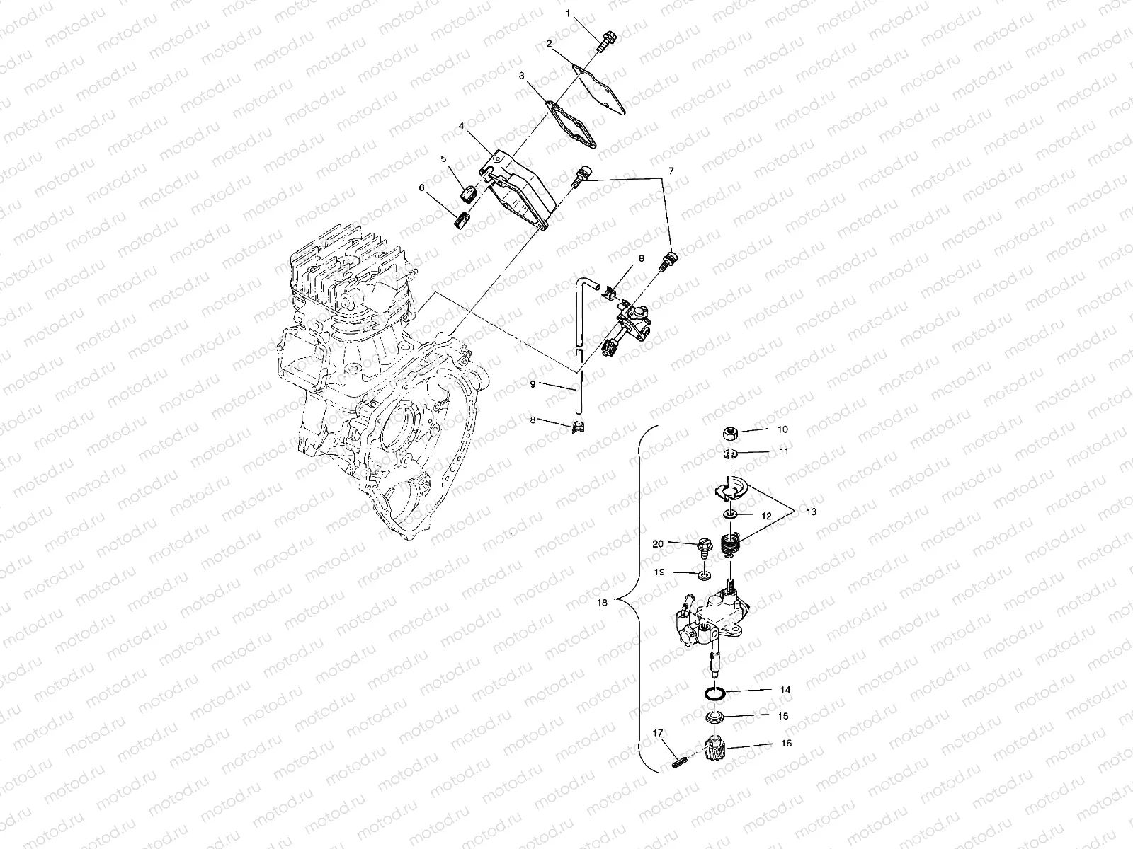 OIL PUMP - A02BA38CA (4969936993C13) | OIL PUMP - A02BA38CA (4969936993C13)