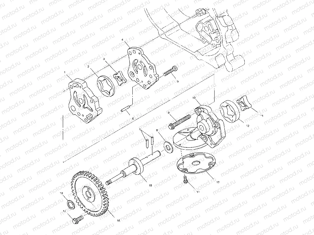 OIL PUMP - A02BA50AA/AB (4969976997D06) | OIL PUMP - A02BA50AA/AB (4969976997D06)