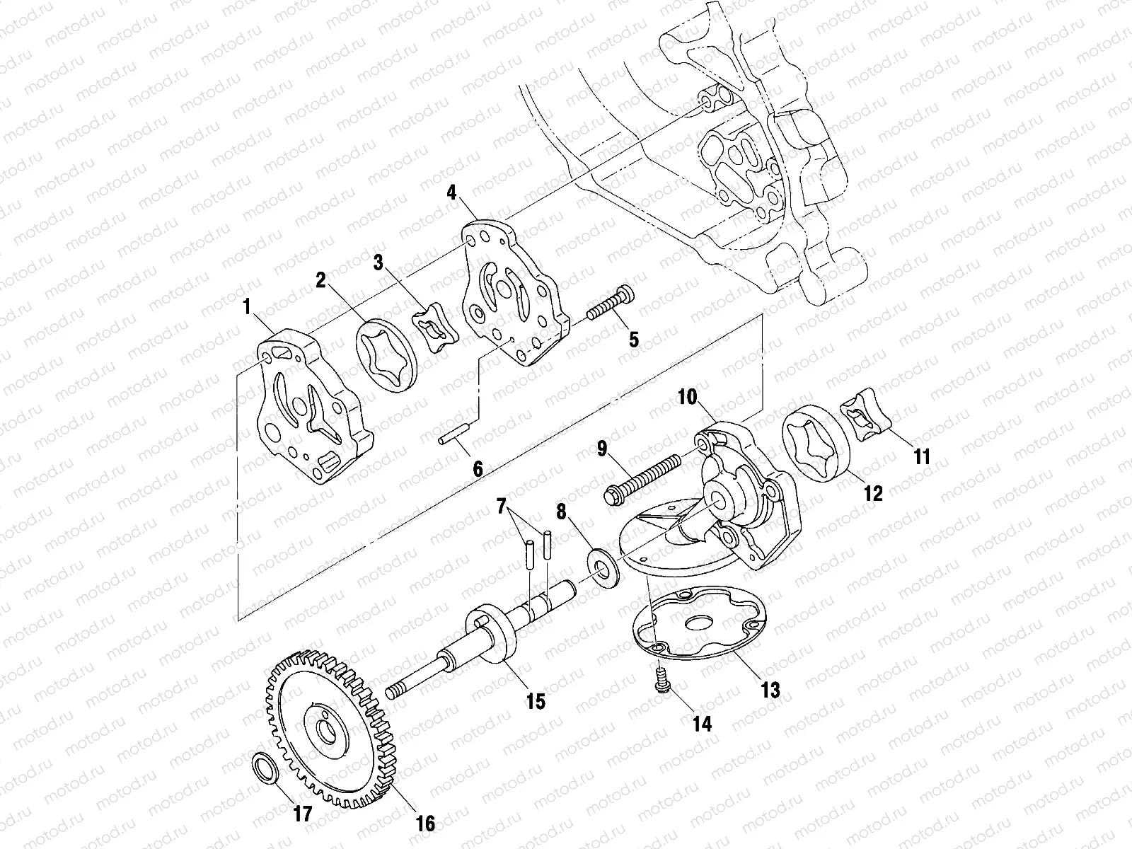 OIL PUMP - A02CB50FC (4974857485D09) | OIL PUMP - A02CB50FC (4974857485D09)