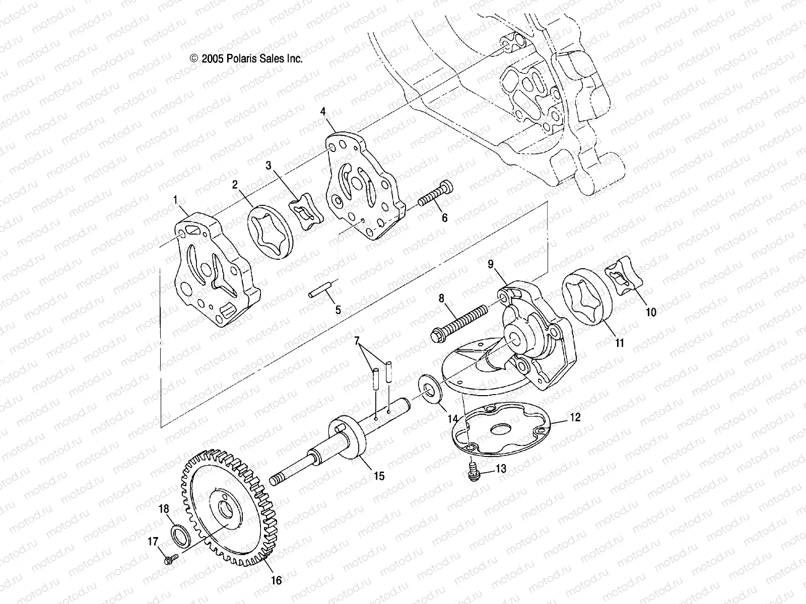 OIL PUMP - A05JD50AA/AB/AC (4999200099920009D12) | OIL PUMP - A05JD50AA/AB/AC (4999200099920009D12)