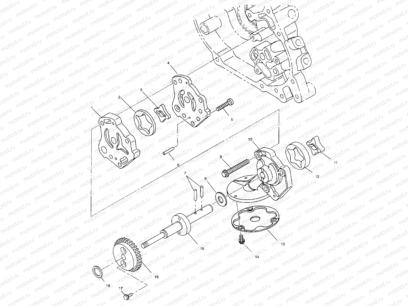 OIL PUMP - A10CH46CA (4964376437D013) | OIL PUMP - A10CH46CA (4964376437D013)