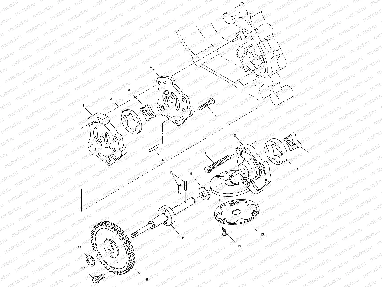 OIL PUMP - A99BG50AA (4949714971d010) | OIL PUMP - A99BG50AA (4949714971d010)