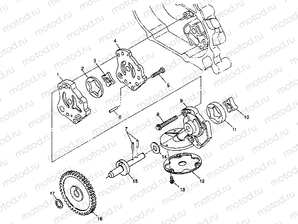 OIL PUMP - A99CH33CB (4945964596d012) | OIL PUMP - A99CH33CB (4945964596d012)