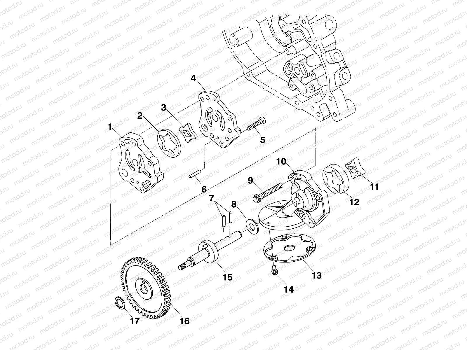OIL PUMP - A99CH45CA (4949154915E002) | OIL PUMP - A99CH45CA (4949154915E002)