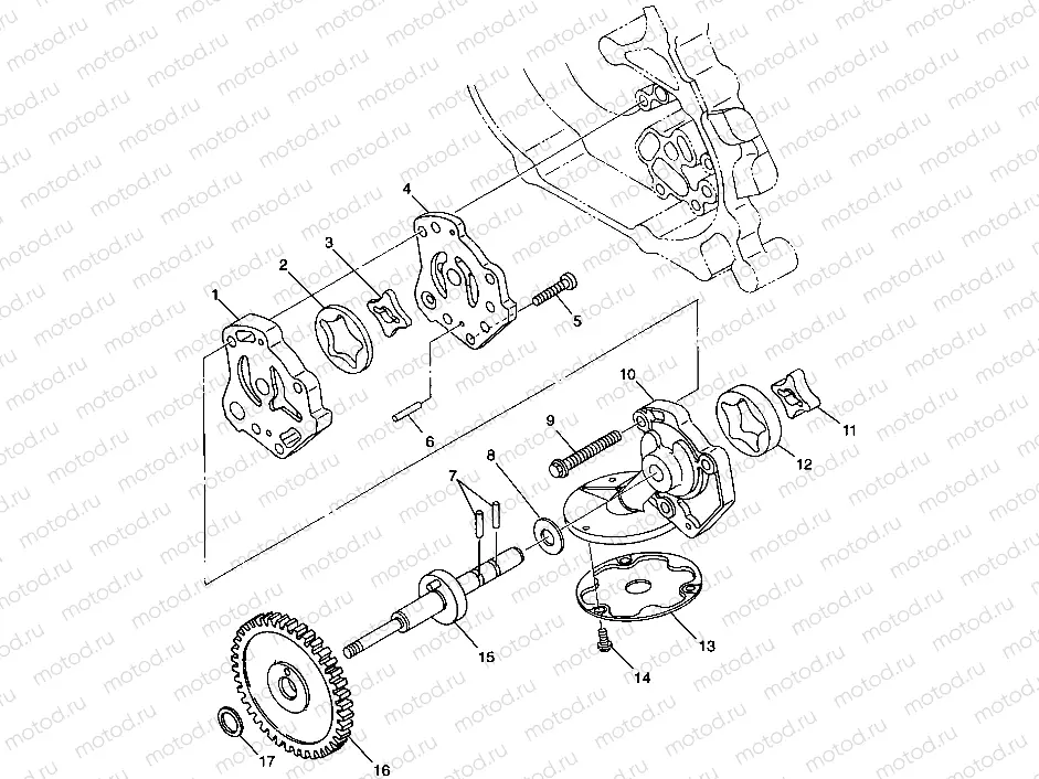 OIL PUMP - A99CH50AC (4952455245d014) | OIL PUMP - A99CH50AC (4952455245d014)