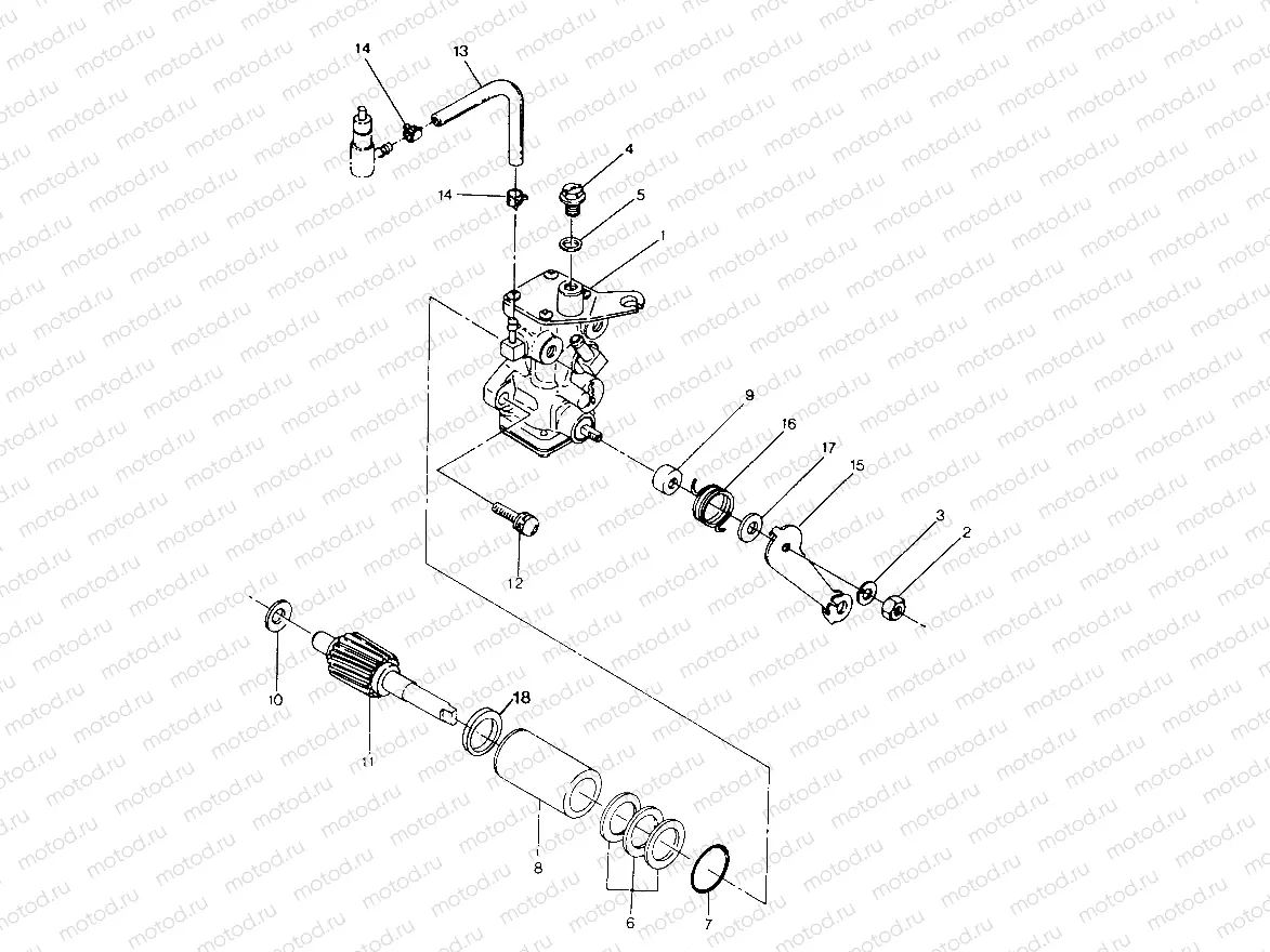 OIL PUMP ASSEMBLY 250 4x4 / W928127 (4922872287D001) | OIL PUMP ASSEMBLY 250 4x4 / W928127 (4922872287D001)