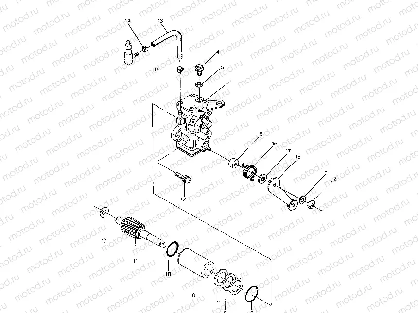 OIL PUMP ASSEMBLY 250 6x6 / W928727 (4922842284045A) | OIL PUMP ASSEMBLY 250 6x6 / W928727 (4922842284045A)