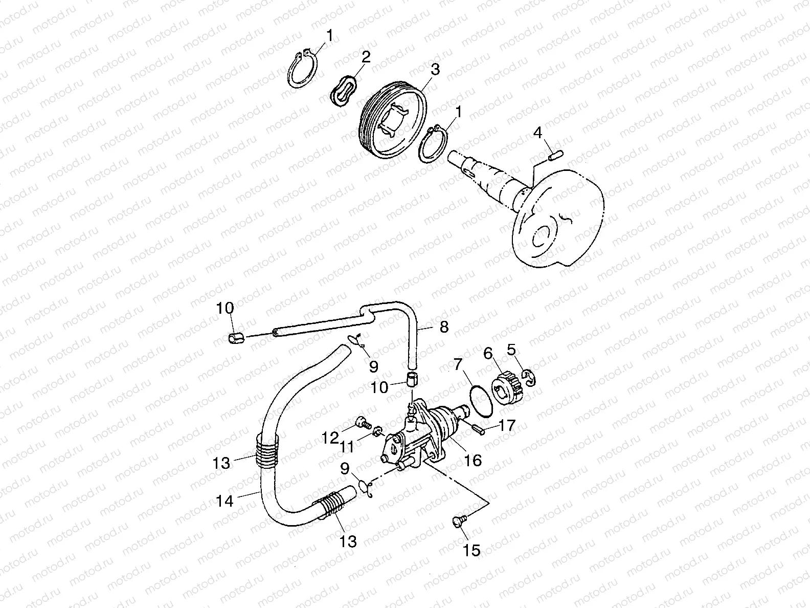 OIL PUMP ASSEMBLY - A03FA09CA/CC/CD (4978857885A06) | OIL PUMP ASSEMBLY - A03FA09CA/CC/CD (4978857885A06)