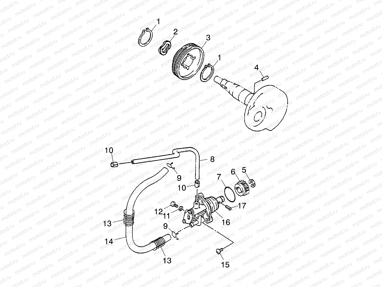 OIL PUMP ASSEMBLY - A03KA09CA/CB (4983138313A06) | OIL PUMP ASSEMBLY - A03KA09CA/CB (4983138313A06)