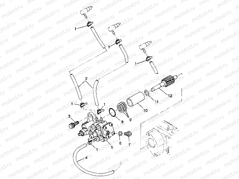 OIL PUMP ASSEMBLY SL 650 / B934058 (4924732473024A) | OIL PUMP ASSEMBLY SL 650 / B934058 (4924732473024A)