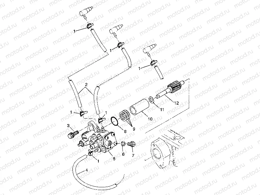 OIL PUMP ASSEMBLY SL 750 / B934070 (4924752475025A) | OIL PUMP ASSEMBLY SL 750 / B934070 (4924752475025A)