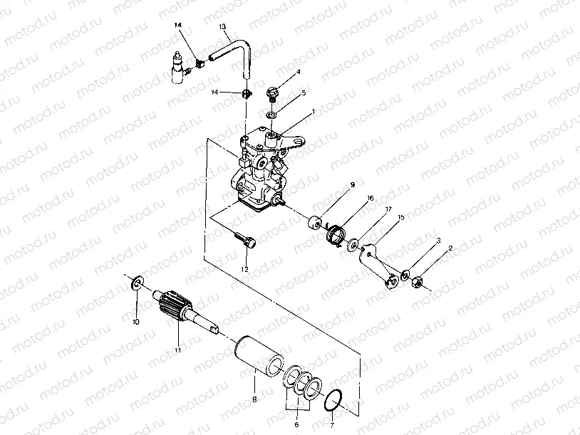 OIL PUMP ASSEMBLY  TRAIL BLAZER (4919761976035A) | OIL PUMP ASSEMBLY  TRAIL BLAZER (4919761976035A)