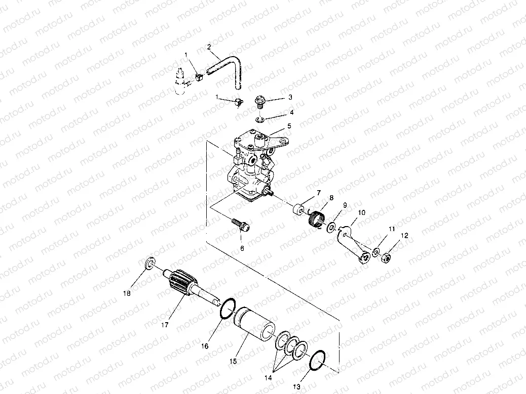 OIL PUMP ASSEMBLY Trail Blazer W957221 (4930363036C011) | OIL PUMP ASSEMBLY Trail Blazer W957221 (4930363036C011)