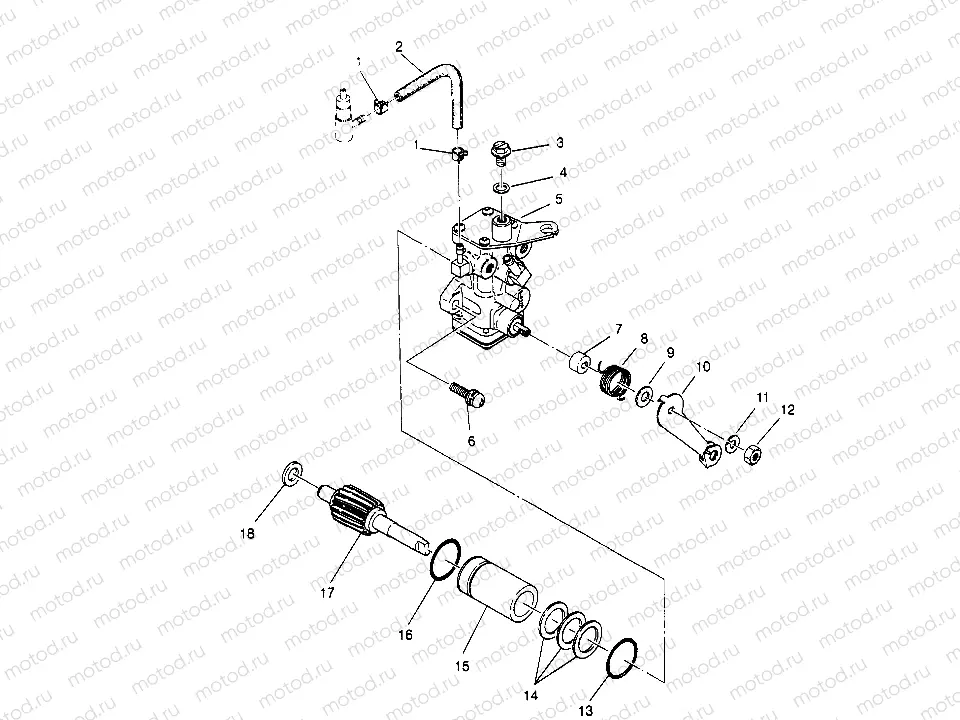 OIL PUMP ASSEMBLY Trail Boss W958527 (4930323032C012) | OIL PUMP ASSEMBLY Trail Boss W958527 (4930323032C012)