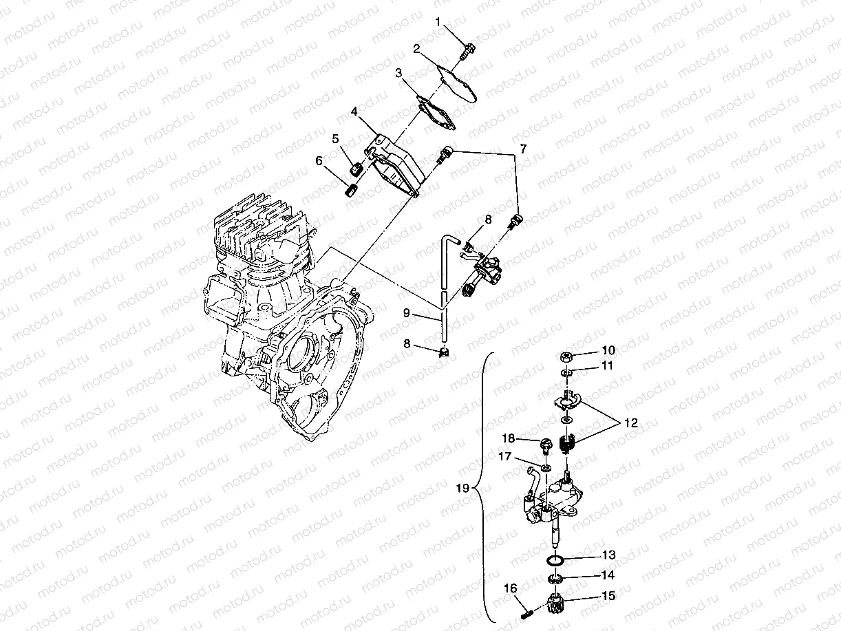 OIL PUMP BIG BOSS 6X6 400L W97AE38A (4940814081D010) | OIL PUMP BIG BOSS 6X6 400L W97AE38A (4940814081D010)