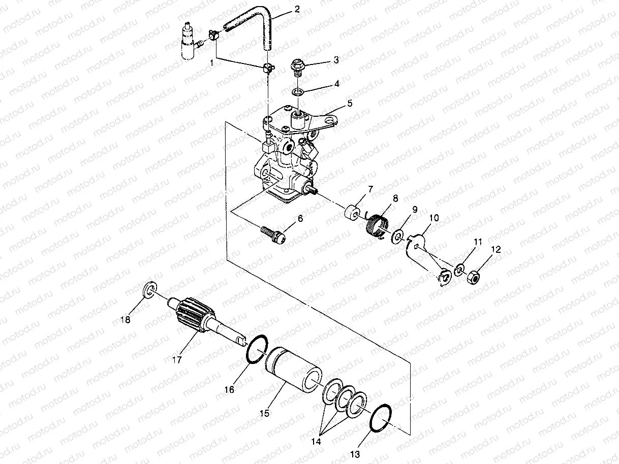 OIL PUMP (BLAZER) Trail Blazer W97BA25C (4940124012D003) | OIL PUMP (BLAZER) Trail Blazer W97BA25C (4940124012D003)