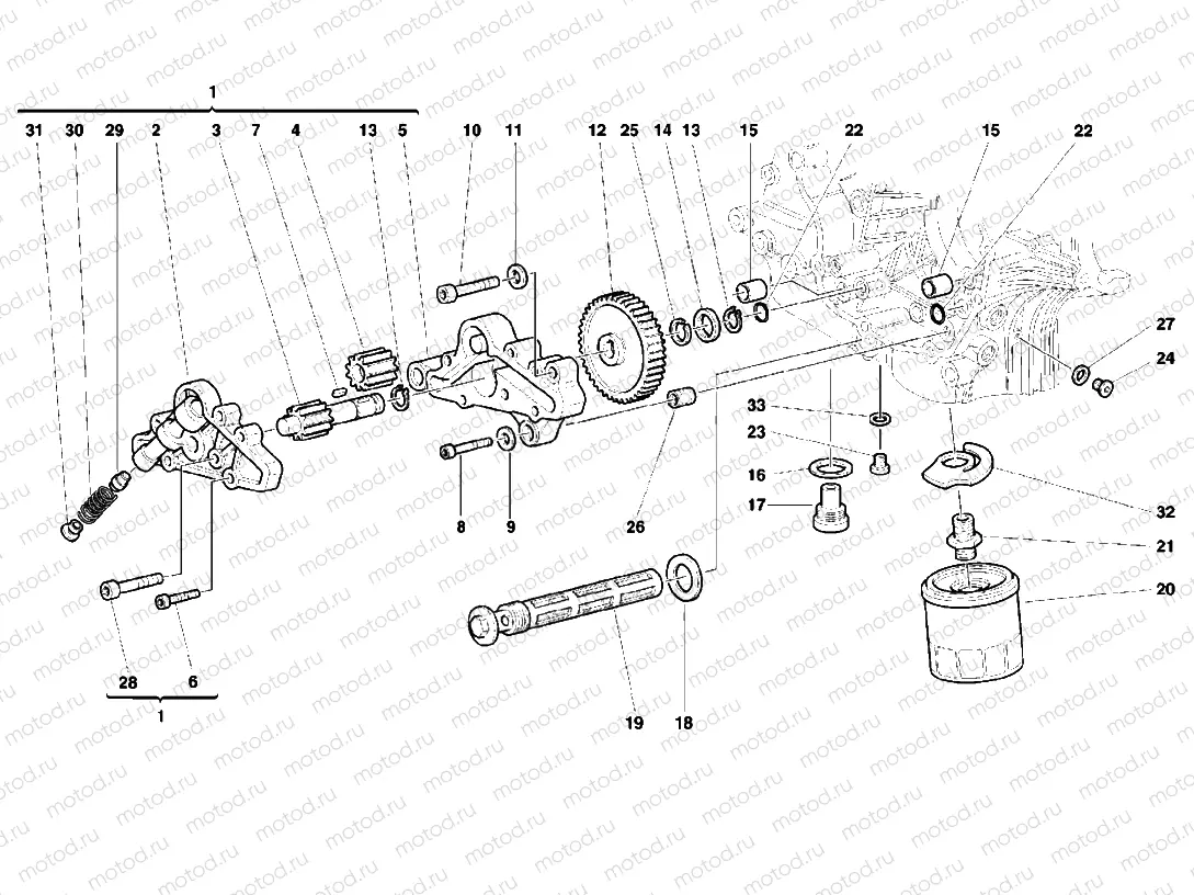 OIL PUMP - FILTER