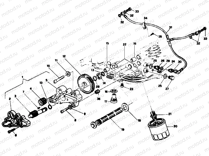 OIL PUMP - FILTER » LUBRICATION SYSTEM