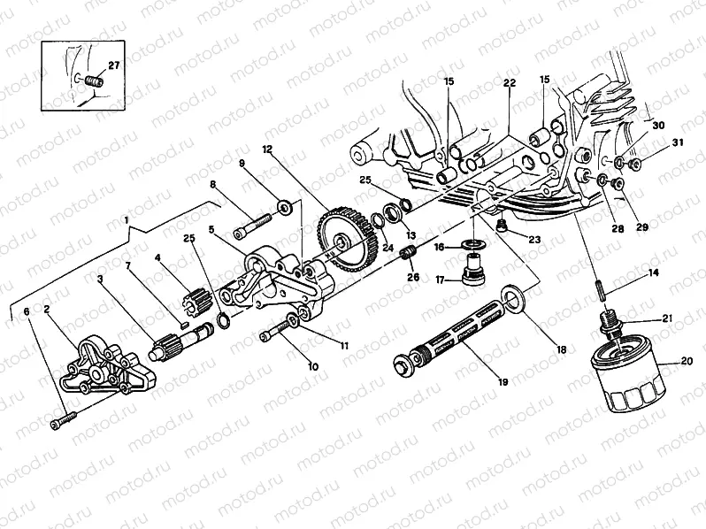 OIL PUMP - FILTER » LUBRICATION SYSTEM