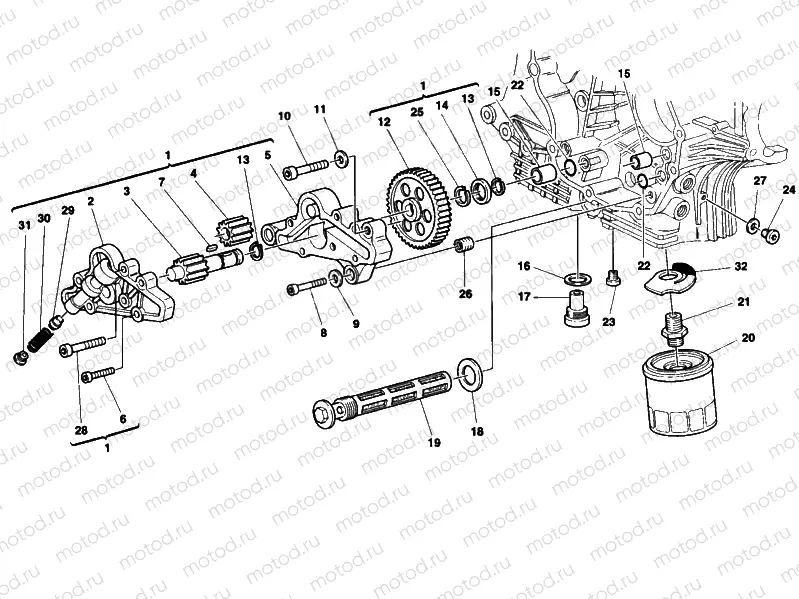 OIL PUMP - FILTER » LUBRICATION SYSTEM