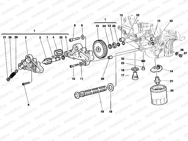 OIL PUMP - FILTER » LUBRICATION SYSTEM