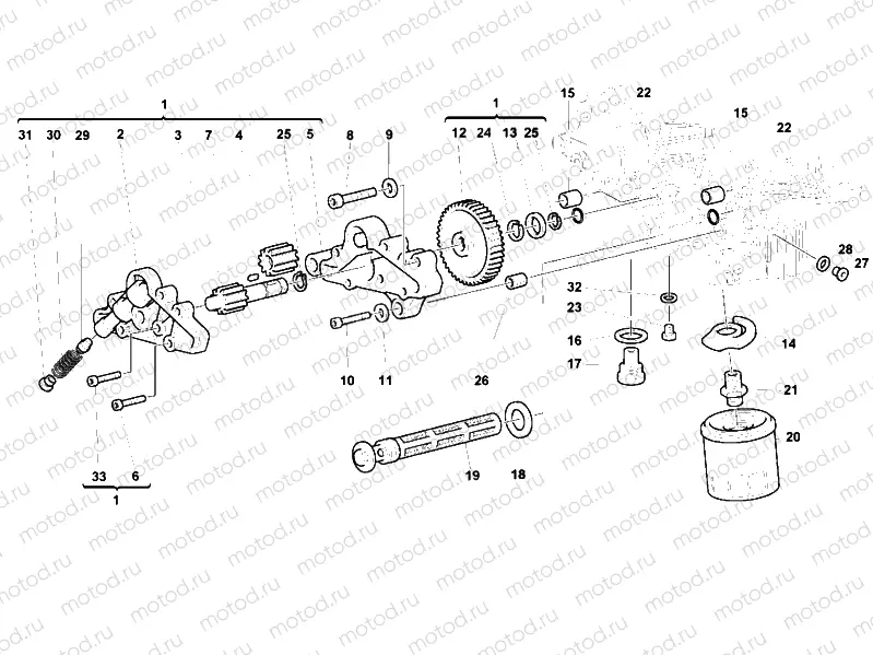 OIL PUMP - FILTER » LUBRICATION SYSTEM