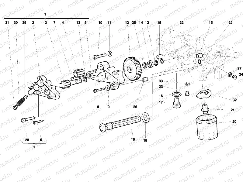 OIL PUMP - FILTER » LUBRICATION SYSTEM