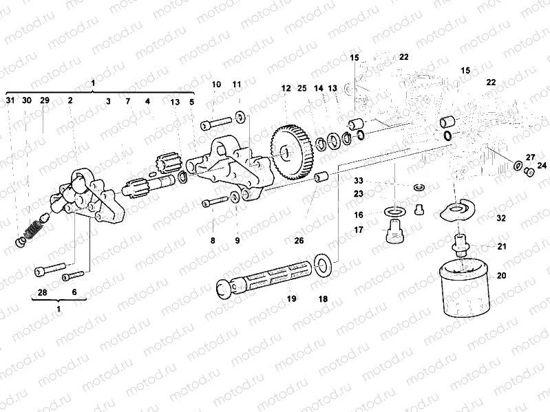 OIL PUMP - FILTER » LUBRICATION SYSTEM