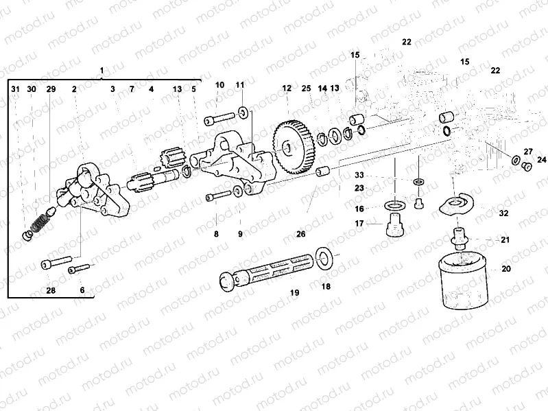 OIL PUMP - FILTER » LUBRICATION SYSTEM